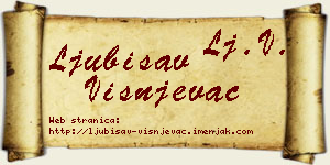 Ljubisav Višnjevac vizit kartica